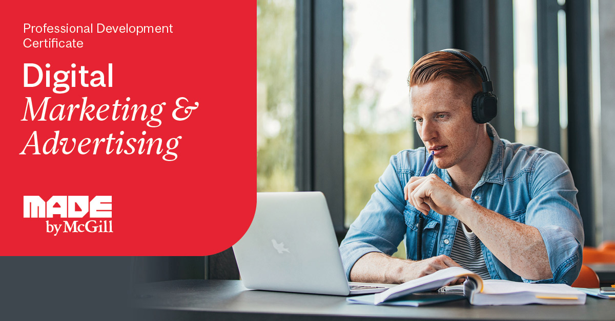 Professional Development Certificate in Digital Marketing and